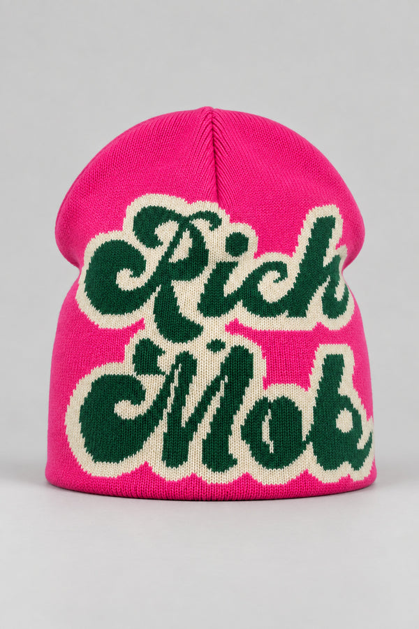 Bonnet Y2K 'Rich Mob' rose