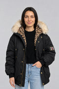Doudoune Léopard Oversize