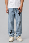 Jean Imprimé Floral Baggy
