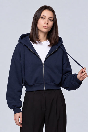 Sweat Court Zippé Coréen