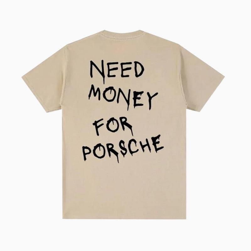 T-Shirt mixte édition 'Need Money For Porsche'