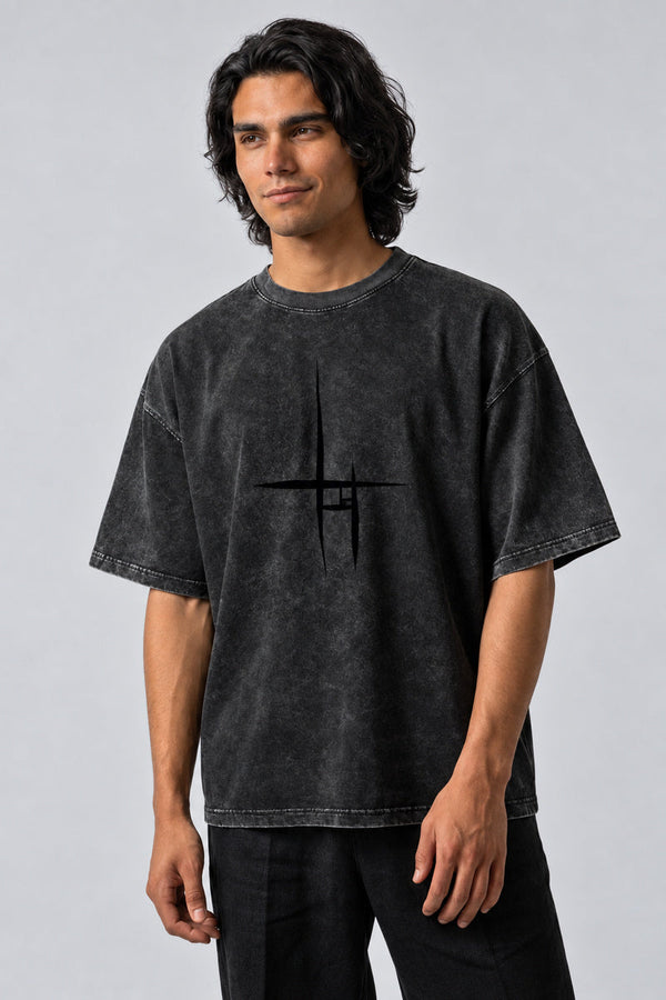 T-Shirt Punk Délavé