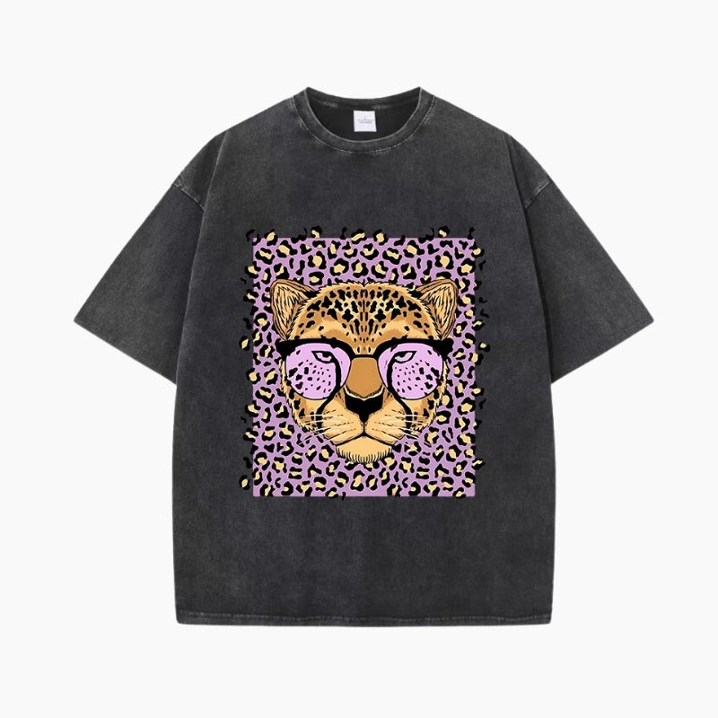 T-Shirt Y2K 'Leopard Vibe'