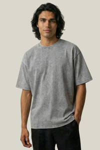 T-Shirt Basique Oversize Gris