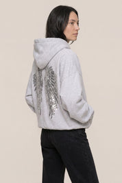 Sweat Ange Ailes Brodées - vue 4