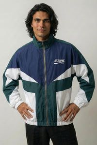 Veste Y2K 'Classic Windbreaker' verte