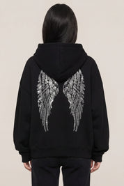 Sweat Ange Ailes Brodées - vue 1