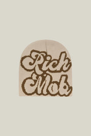 Bonnet Y2K 'Rich Mob' beige