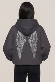 Sweat Ange Ailes Brodées - vue 3