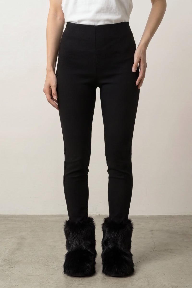 Bottes en moumoute noires