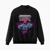 Pull Retro-futuriste ‘Crazy Drive’