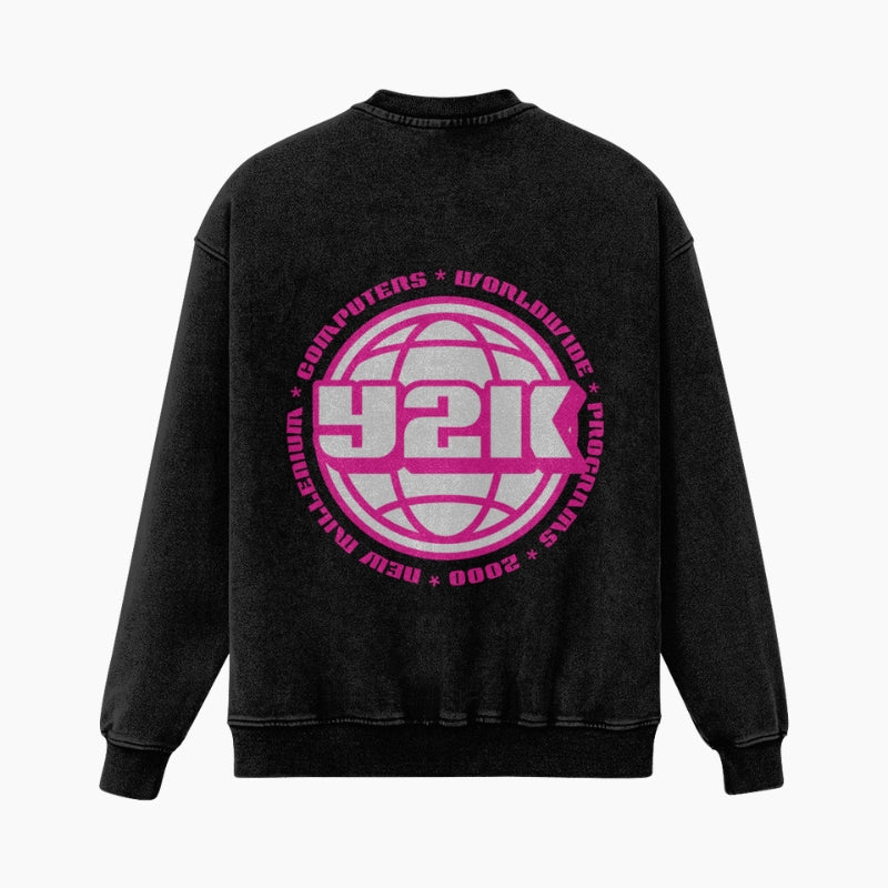 Pull Retro-Futuriste ‘Global Y2K’