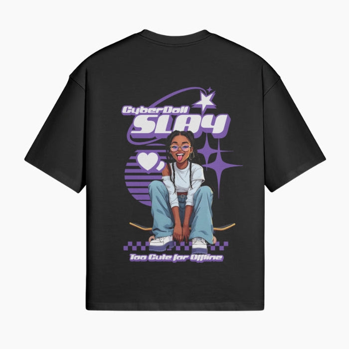 T-Shirt Y2K ‘Cyber Doll Slay’