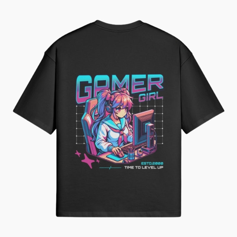 T-Shirt Kawaii 'Gamer Girl'