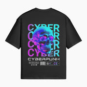 T-Shirt Cyberpunk ‘Neon Skull’