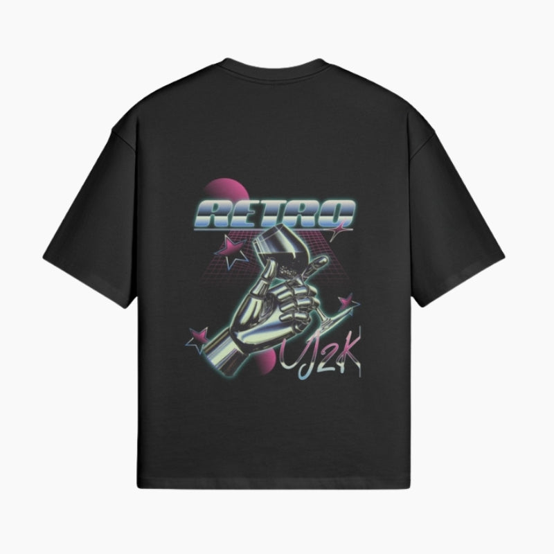 T-Shirt Synthwave ‘Retro Chrome’