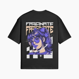 T-Shirt Manga Y2K ‘Neon Girl’