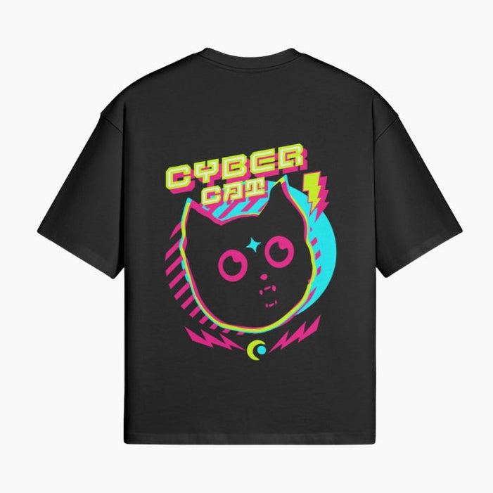T-Shirt Cyberwave ‘Neon Cat’