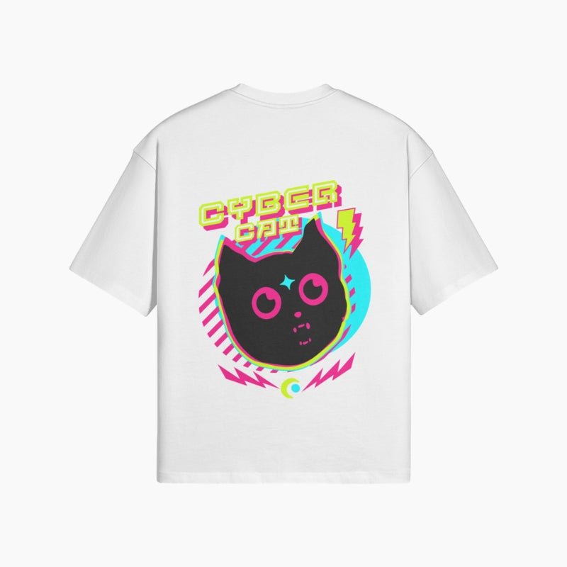 T-Shirt Cyberwave ‘Neon Cat’