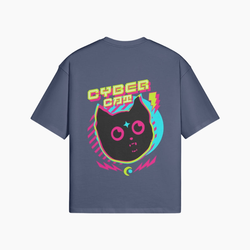 T-Shirt Cyberwave ‘Neon Cat’