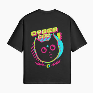 T-Shirt Cyberwave ‘Neon Cat’