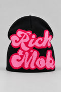 Bonnet Y2K 'Rich Mob' noir