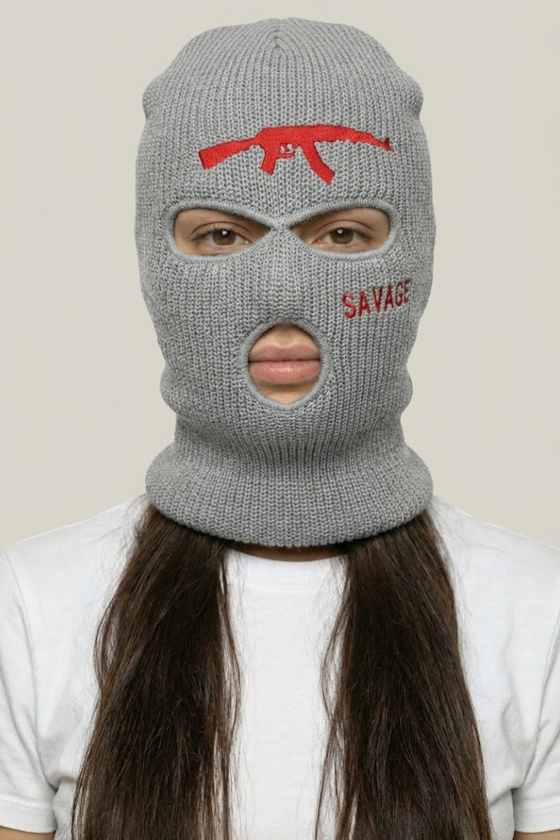 Cagoule Ninja Grise – Cagoule Y2K | Y2K Club