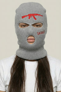 Cagoule Ninja Grise