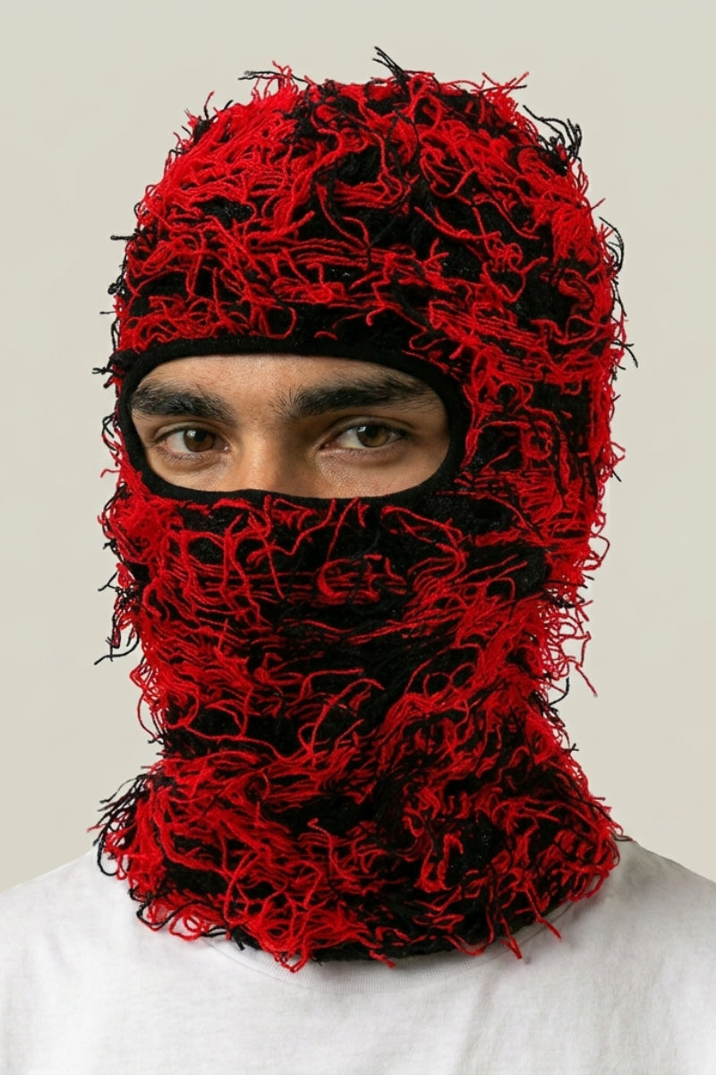 Cagoule Tricotée Camouflage – Balaclava Y2K | Y2K Club