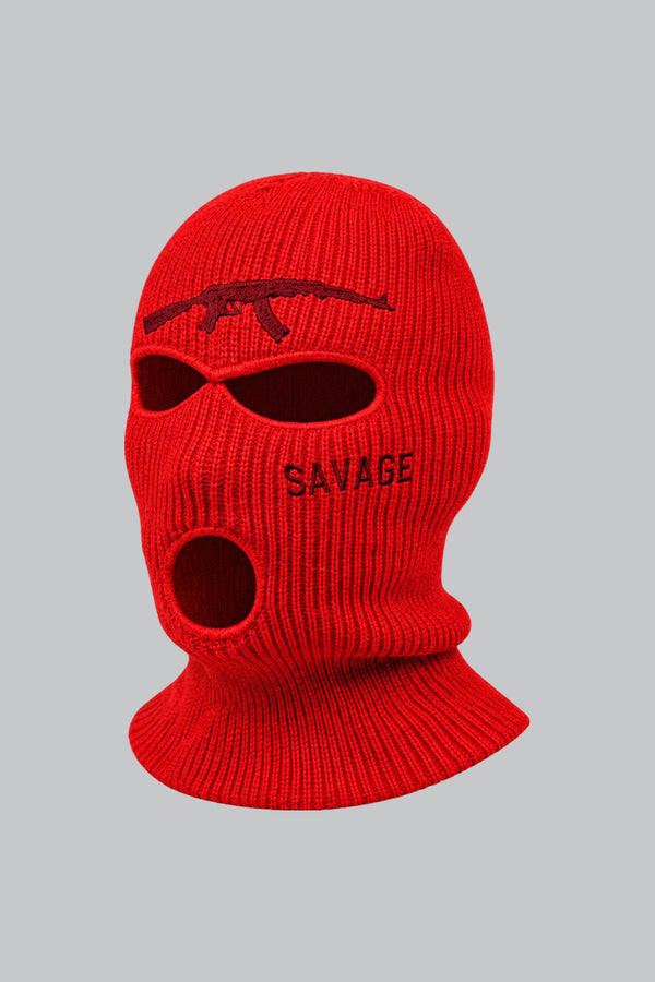 Cagoule Punk Rouge