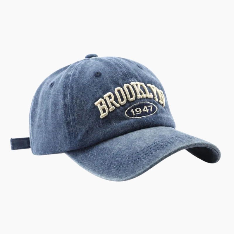 Casquette Y2K 'Brooklyn' bleue, casquette redfills