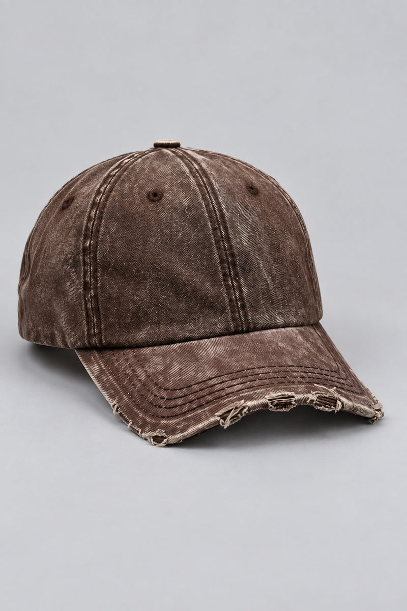 Casquette Denim Earth Tone — vue studio sur fond gris