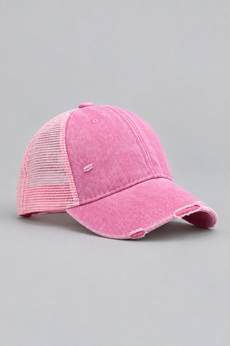 Casquette Denim E-girl — vue studio sur fond gris