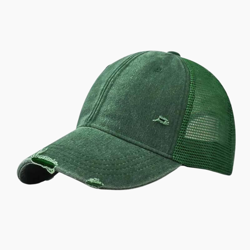 Casquette Y2K 'Denim' verte