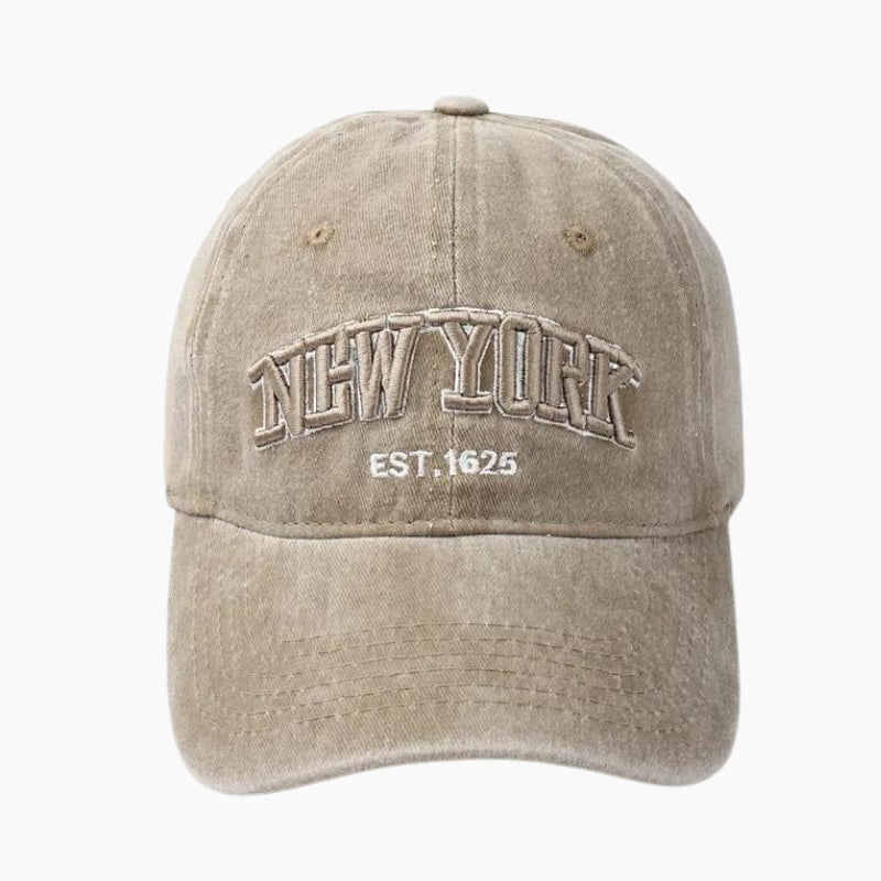 Casquette Y2K 'New York' beige