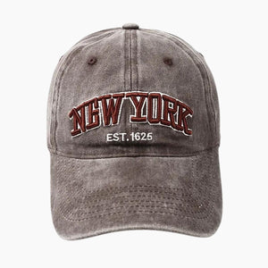 Casquette Y2K 'New York' marron