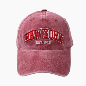 Casquette Y2K 'New York' rouge