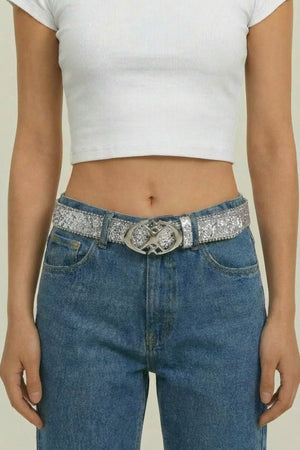 Ceinture Argent Vintage