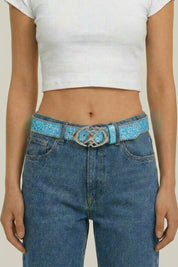 Ceinture Bleue Rave – Ceinture Y2K | Y2K Club