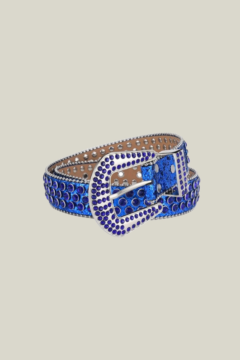 Ceinture Bleue Y2K Rétro – Ceinture Y2K | Y2K Club