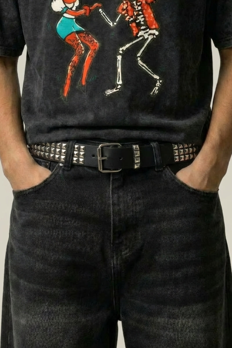 Ceinture Cloutée Punk – Ceinture Y2K | Y2K Club
