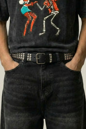 Ceinture Cloutée Punk – Ceinture Y2K | Y2K Club