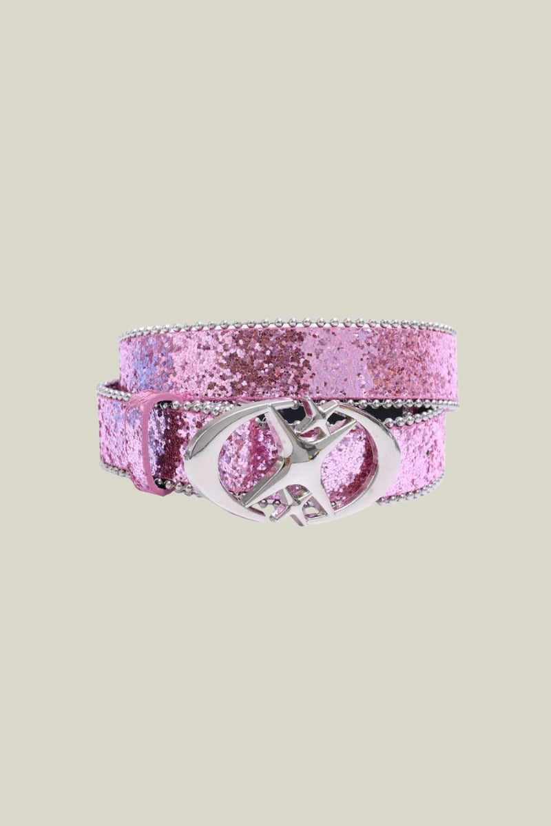 Ceinture Holographique Rose – Ceinture Y2K | Y2K Club