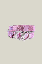 Ceinture Holographique Rose – Ceinture Y2K | Y2K Club