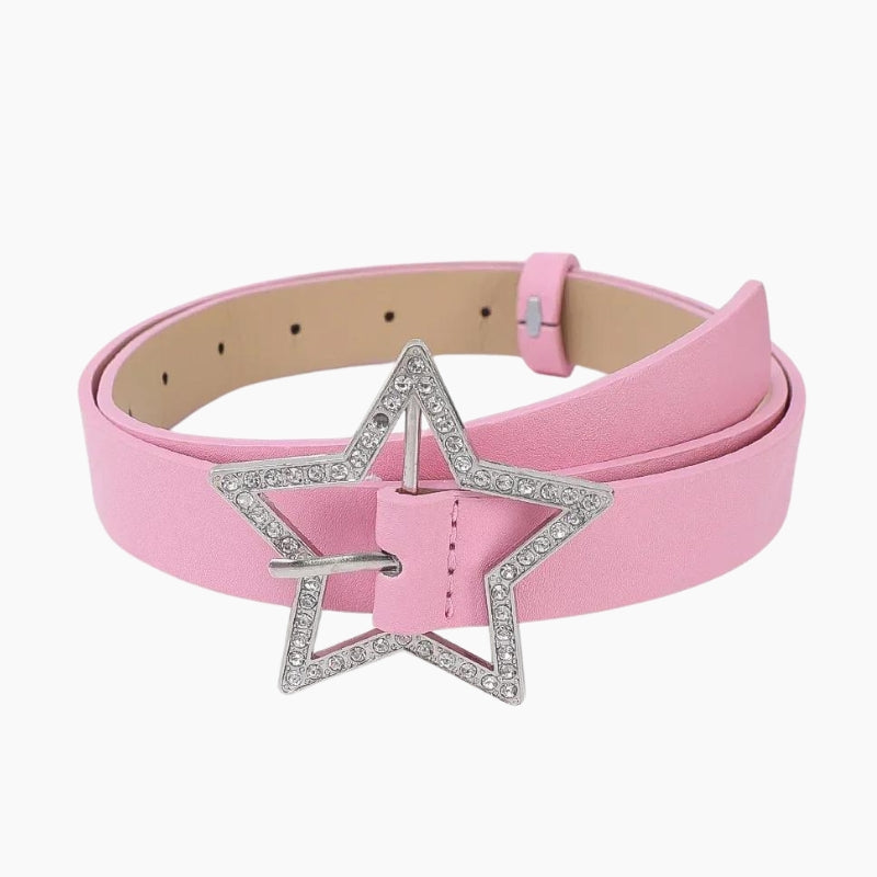 Ceinture Y2K édition 'Rose Étoilée'