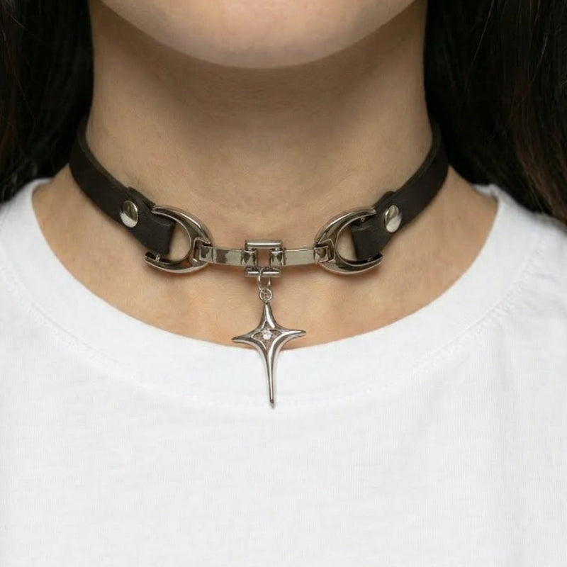 Collier Choker Punk – Collier Y2K | Y2K Club
