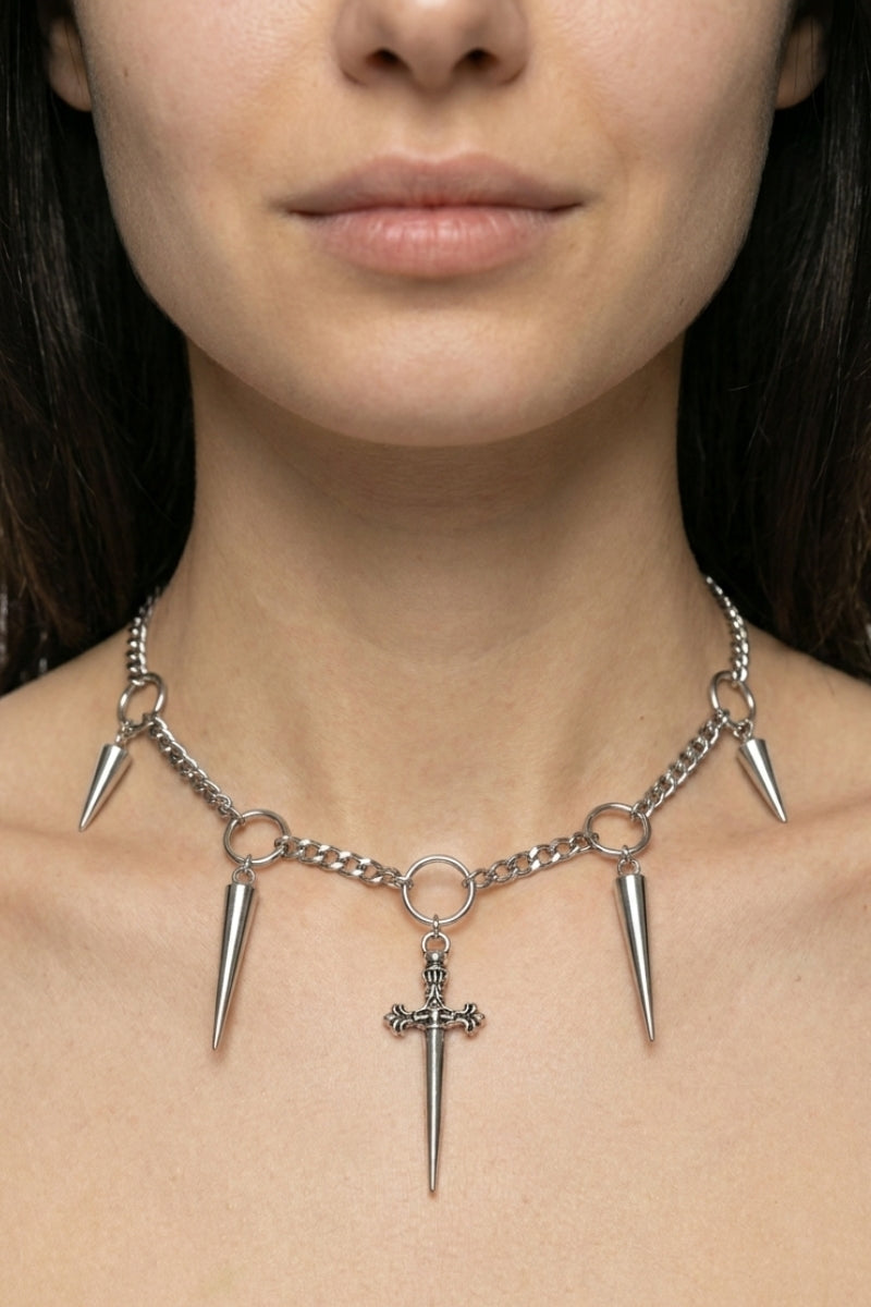 Collier Croix Gothique – Collier Y2K | Y2K Club