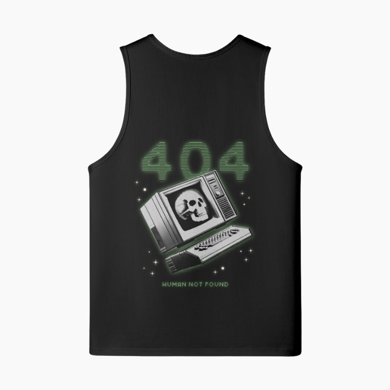 Débardeur Retro-Tech ‘404 Human Error’