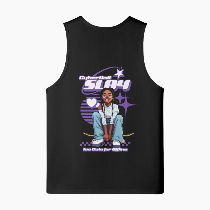 Débardeur Y2K ‘Cyber Doll Slay’