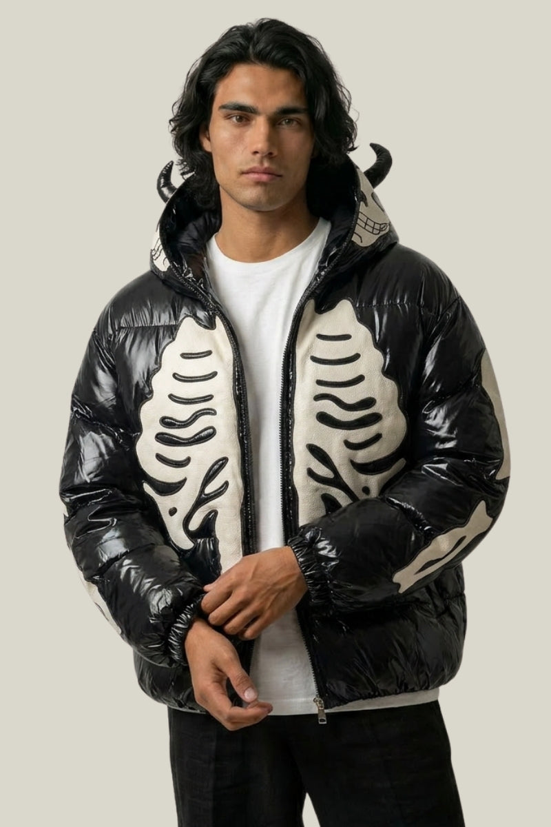 Doudoune Skull Dark – Doudoune Y2K | Y2K Club